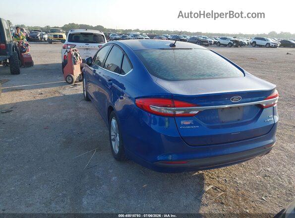 3FA6P0LU4JR235089 2018 FORD FUSION HYBRID Blue უკანა მარცხენა