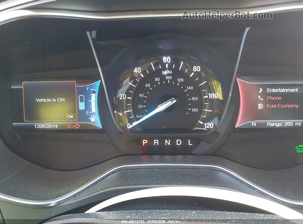 3FA6P0LU4JR235089 2018 FORD FUSION HYBRID Blue უკანა სავარძლების ხედი