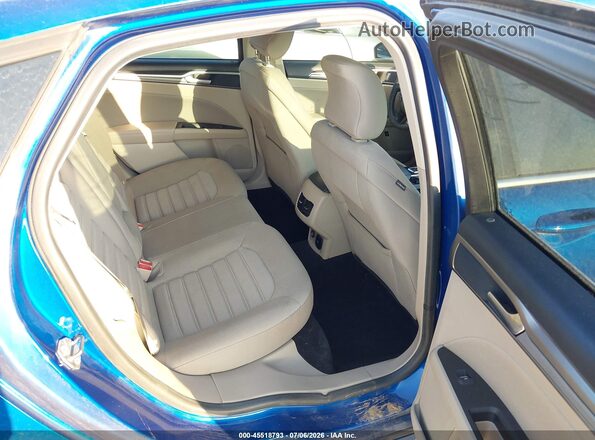 3FA6P0LU4JR235089 2018 FORD FUSION HYBRID Blue VIN კოდის სტიკერის ხედი