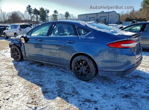 3FA6P0LU4JR242236 2018 FORD FUSION Blue Tył lewy