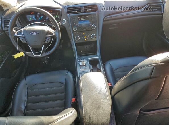 3FA6P0LU4JR242236 2018 FORD FUSION Blue Widok deski rozdzielczej