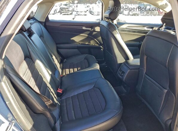 3FA6P0LU4JR242236 2018 FORD FUSION Blue Widok tylnych siedzeń