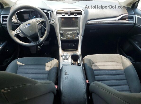 3FA6P0LU4JR243189 2018 FORD FUSION White Вид панелі приладів