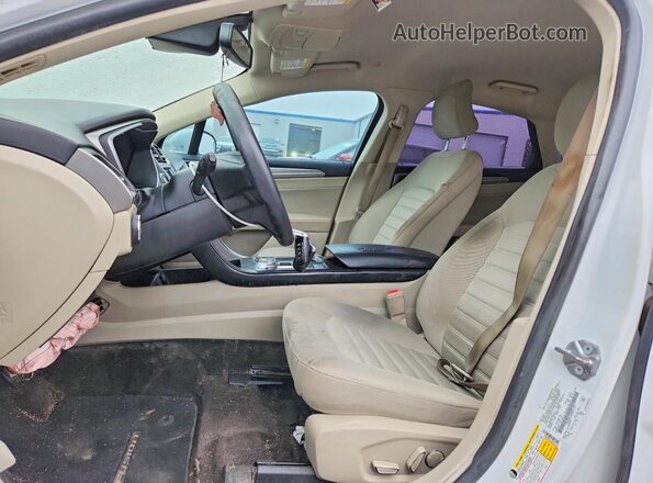 3FA6P0LU4JR261157 2018 FORD FUSION White Vista interior delantera