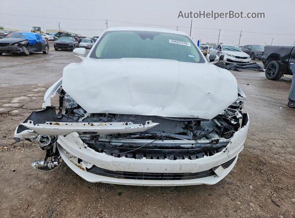 3FA6P0LU4JR261157 2018 FORD FUSION White Vista frontal
