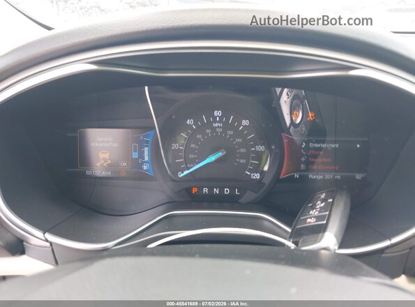 3FA6P0LU4JR265354 2018 FORD FUSION HYBRID White უკანა სავარძლების ხედი