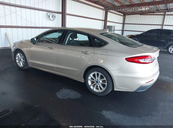 3FA6P0LU4KR115746 2019 FORD FUSION HYBRID Gold Հետևի ձախ