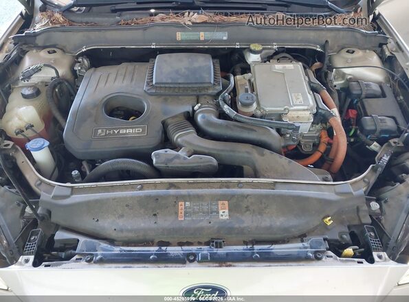 3FA6P0LU4KR115746 2019 FORD FUSION HYBRID Gold Հետևի տեսք