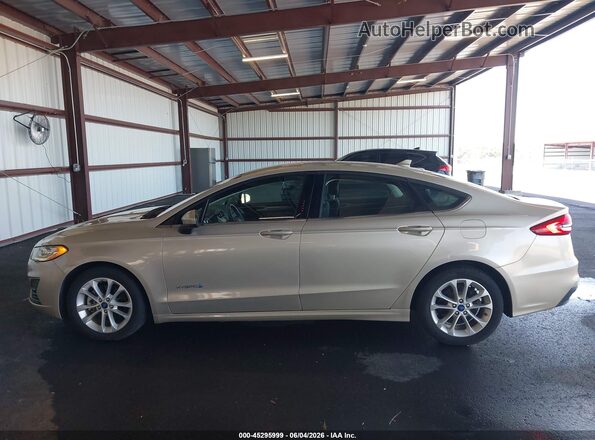 3FA6P0LU4KR115746 2019 FORD FUSION HYBRID Gold 
