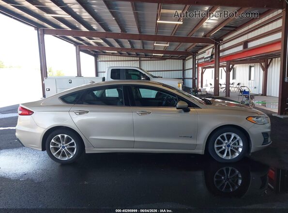 3FA6P0LU4KR115746 2019 FORD FUSION HYBRID Gold 
