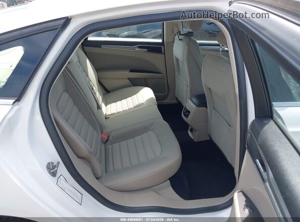 3FA6P0LU4KR124446 2019 FORD FUSION HYBRID White Widok naklejki z numerem VIN