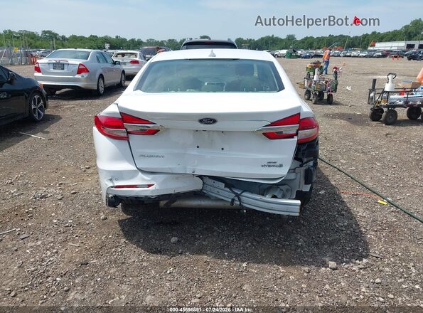 3FA6P0LU4KR124446 2019 FORD FUSION HYBRID White 