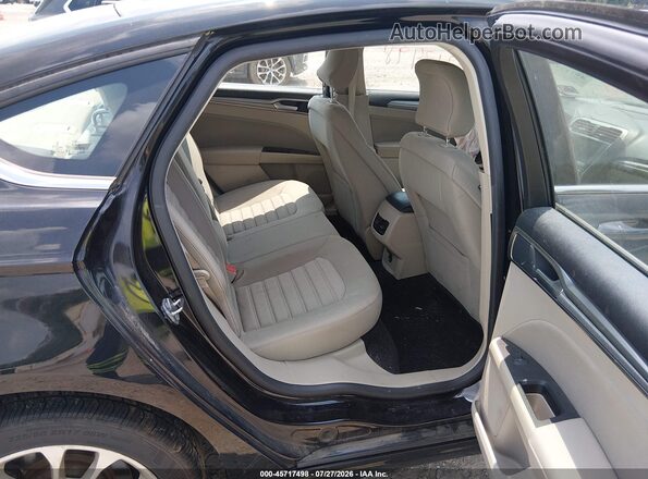 3FA6P0LU4KR125872 2019 FORD FUSION HYBRID Black Vista de la etiqueta del VIN