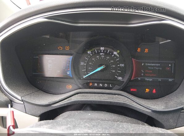 3FA6P0LU4KR125872 2019 FORD FUSION HYBRID Black Vista de los asientos traseros