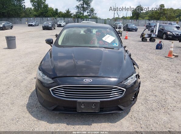 3FA6P0LU4KR125872 2019 FORD FUSION HYBRID Black Vista del cuadro de instrumentos