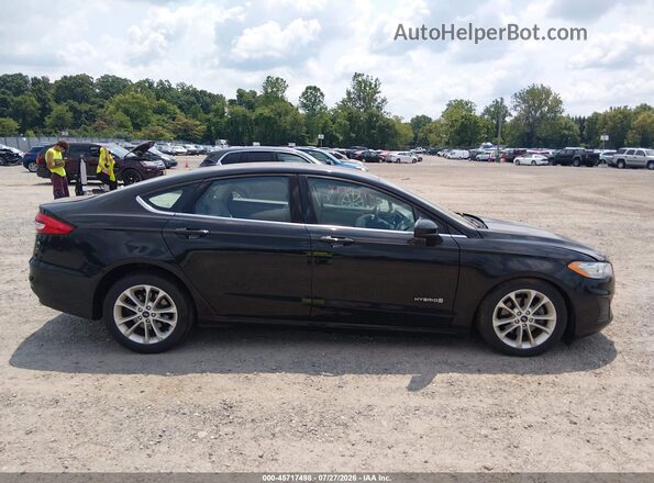 3FA6P0LU4KR125872 2019 FORD FUSION HYBRID Black Vista interior trasera