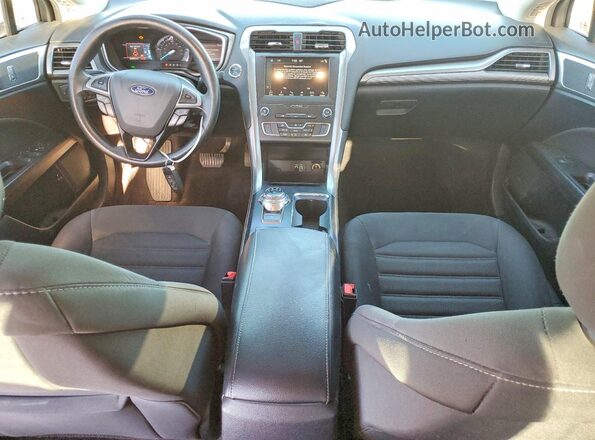 3FA6P0LU4KR176207 2019 FORD FUSION White Widok deski rozdzielczej