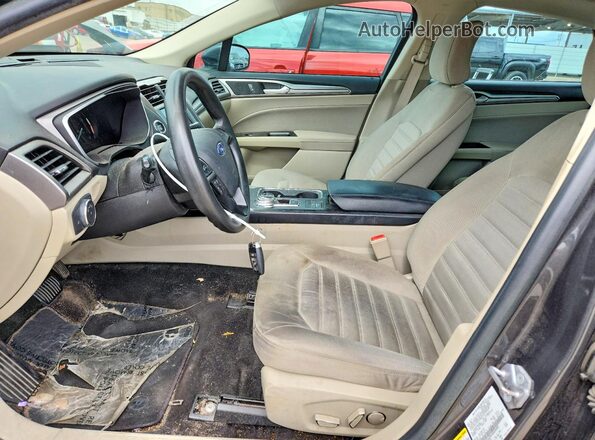 3FA6P0LU4KR204085 2019 FORD FUSION Серый Вид салона спереди