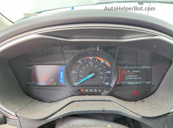 3FA6P0LU4KR204085 2019 FORD FUSION Серый Вид щитка приборов