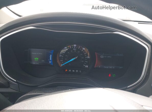 3FA6P0LU4KR211537 2019 FORD FUSION HYBRID White Հետևի նստատեղերի տեսք