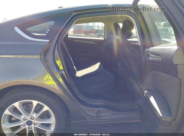 3FA6P0LU4KR258244 2019 FORD FUSION HYBRID Black Вид наклейки з VIN-кодом