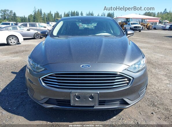 3FA6P0LU4KR258244 2019 FORD FUSION HYBRID Black Вид щитка приладів