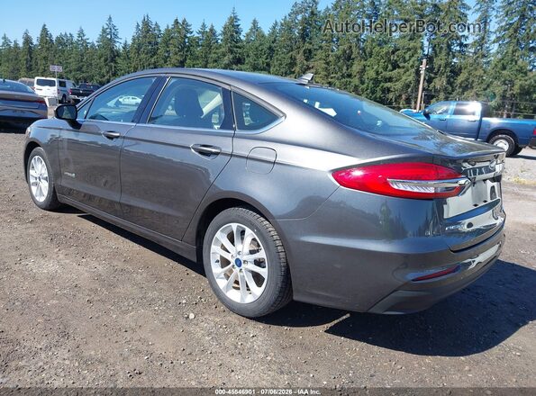 3FA6P0LU4KR258244 2019 FORD FUSION HYBRID Black Задня ліва чверть