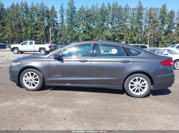 3FA6P0LU4KR258244 2019 FORD FUSION HYBRID Black Панорамний вид салону 360°
