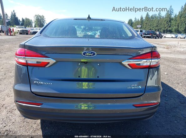 3FA6P0LU4KR258244 2019 FORD FUSION HYBRID Black 