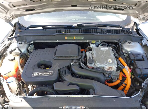 3FA6P0LU4KR274301 2019 FORD FUSION HYBRID Silver უკანა ხედი