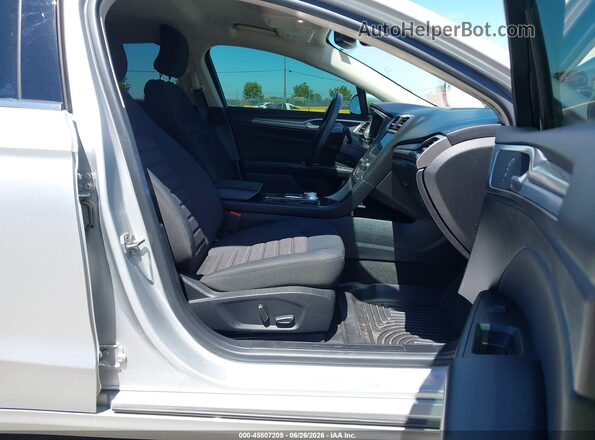 3FA6P0LU4KR274301 2019 FORD FUSION HYBRID Silver წინა სალონის ხედი