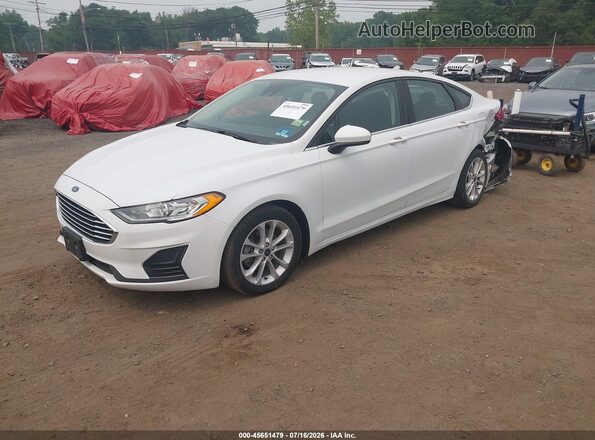 3FA6P0LU4LR102626 2020 FORD FUSION Белый Передняя левая четверть