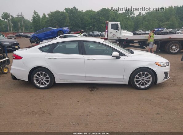 3FA6P0LU4LR102626 2020 FORD FUSION Белый Вид задней части салона