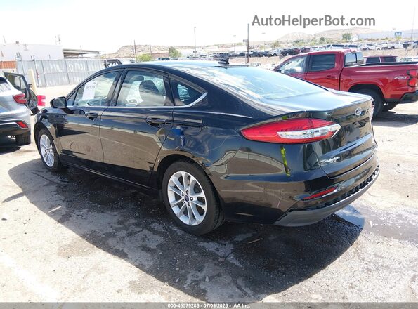 3FA6P0LU4LR113187 2020 FORD FUSION Черный Задняя левая четверть