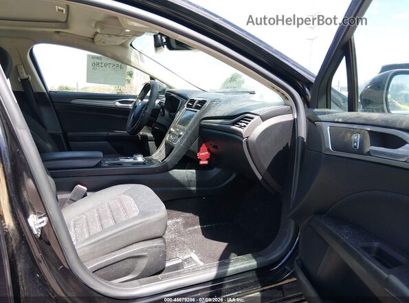 3FA6P0LU4LR113187 2020 FORD FUSION Черный Вид салона спереди
