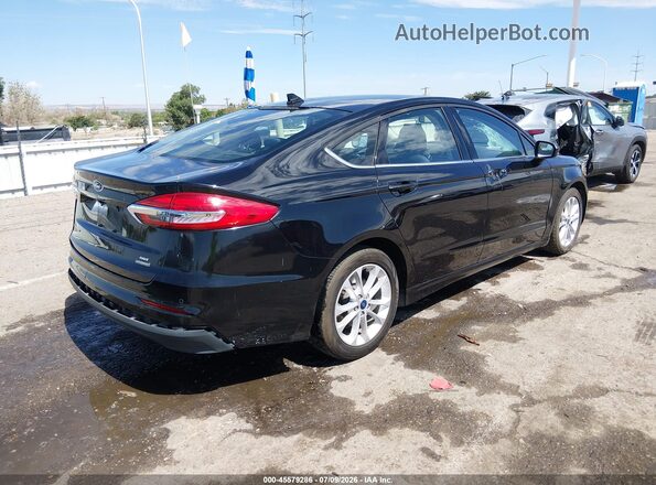 3FA6P0LU4LR113187 2020 FORD FUSION Черный Задняя правая четверть