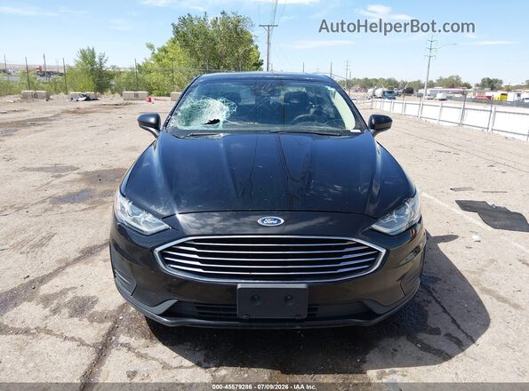 3FA6P0LU4LR113187 2020 FORD FUSION Черный Вид щитка приборов