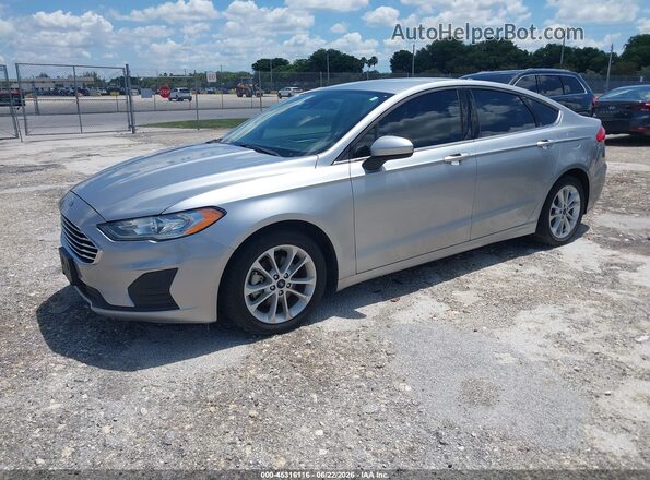 3FA6P0LU4LR223897 2020 FORD FUSION Silver Передня ліва чверть