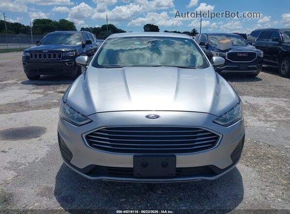 3FA6P0LU4LR223897 2020 FORD FUSION Silver Вид щитка приладів