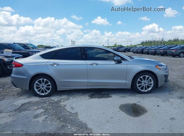 3FA6P0LU4LR223897 2020 FORD FUSION Silver Вид задньої частини салону