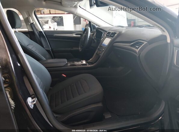 3FA6P0LU4LR231398 2020 FORD FUSION Black Front interior view