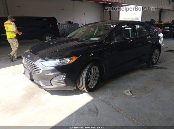 3FA6P0LU4LR231398 2020 FORD FUSION Black Front left