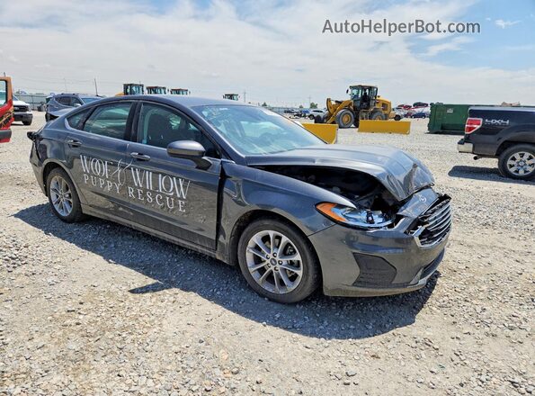 3FA6P0LU4LR231482 2020 FORD FUSION Gray Front right