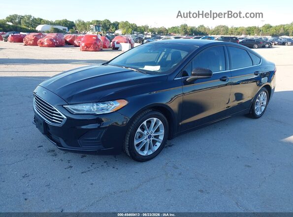3FA6P0LU4LR264305 2020 FORD FUSION Black წინა მარცხენა ხედი სამი მეოთხედიდან