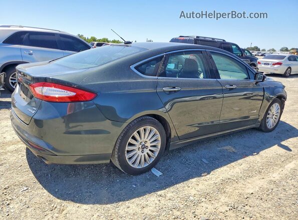 3FA6P0LU5GR106707 2016 FORD FUSION Зеленый Задняя правая четверть