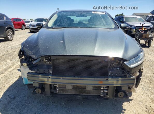 3FA6P0LU5GR106707 2016 FORD FUSION Зеленый Вид спереди