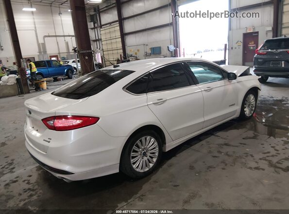 3FA6P0LU5GR291485 2016 FORD FUSION HYBRID White უკანა მარჯვენა