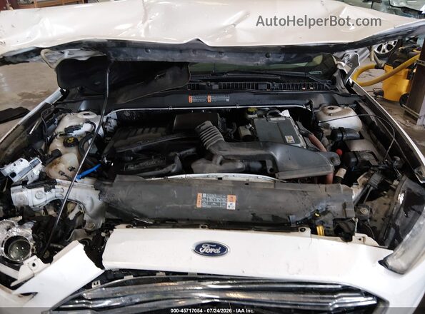 3FA6P0LU5GR291485 2016 FORD FUSION HYBRID White უკანა ხედი