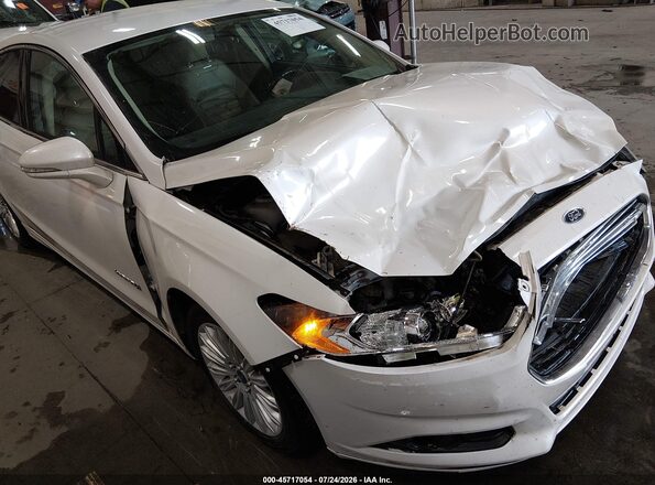 3FA6P0LU5GR291485 2016 FORD FUSION HYBRID White წინა ხედი