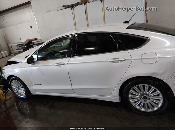 3FA6P0LU5GR291485 2016 FORD FUSION HYBRID White უკანა სალონის ხედი